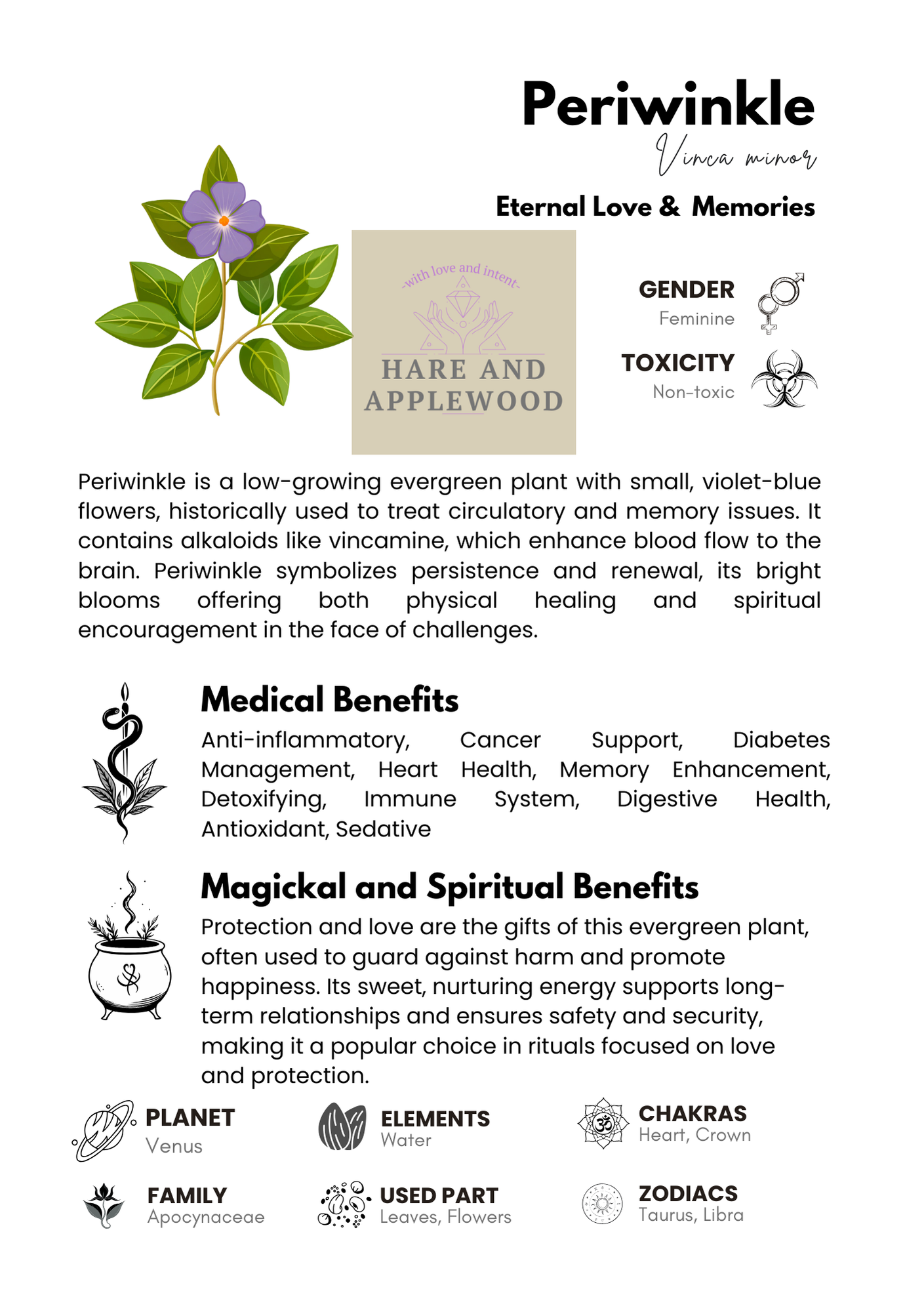 HERB information cards N O P Q R S T U V W X Y Z