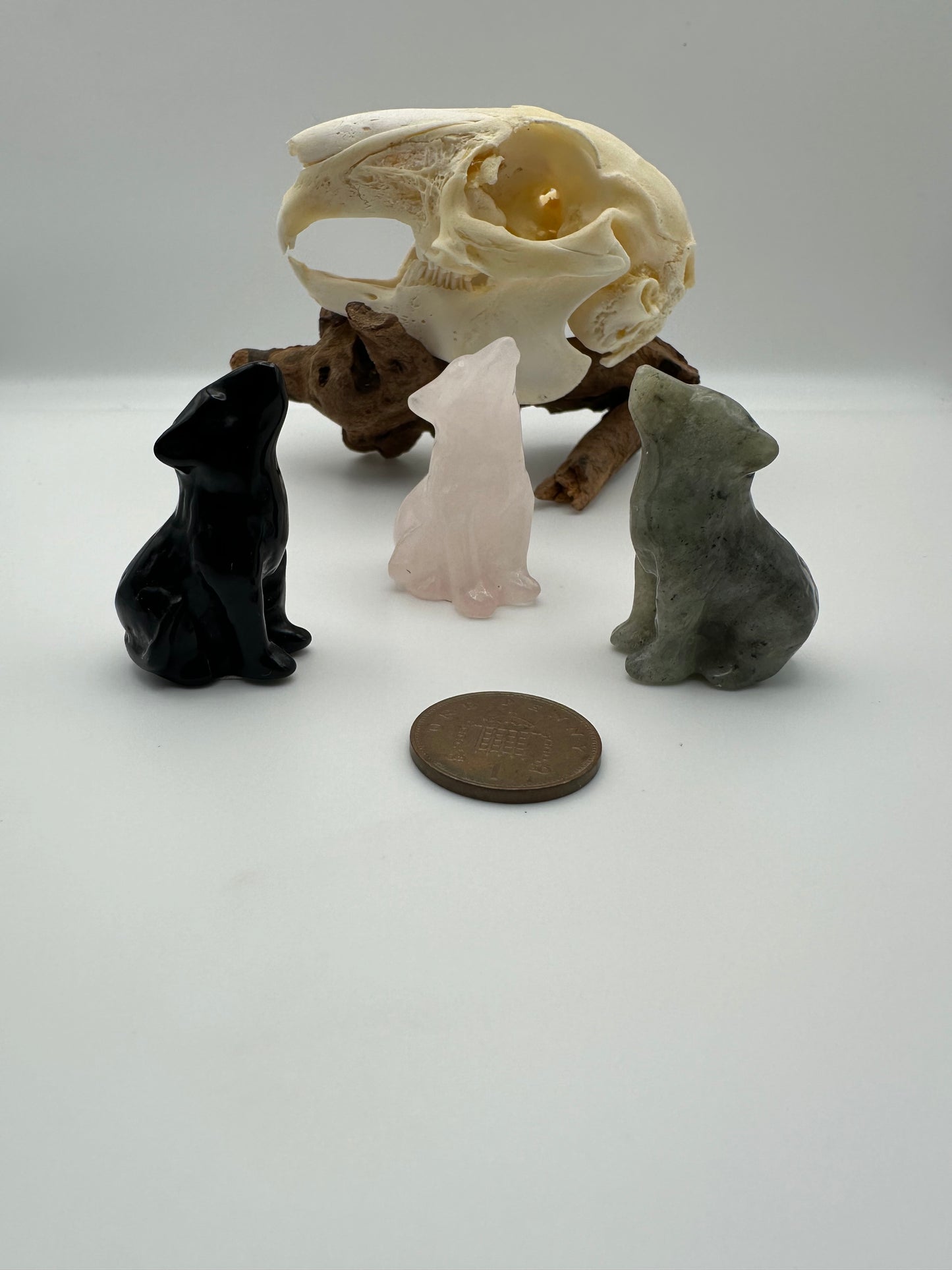 Crystal - Polished Howling Wolf