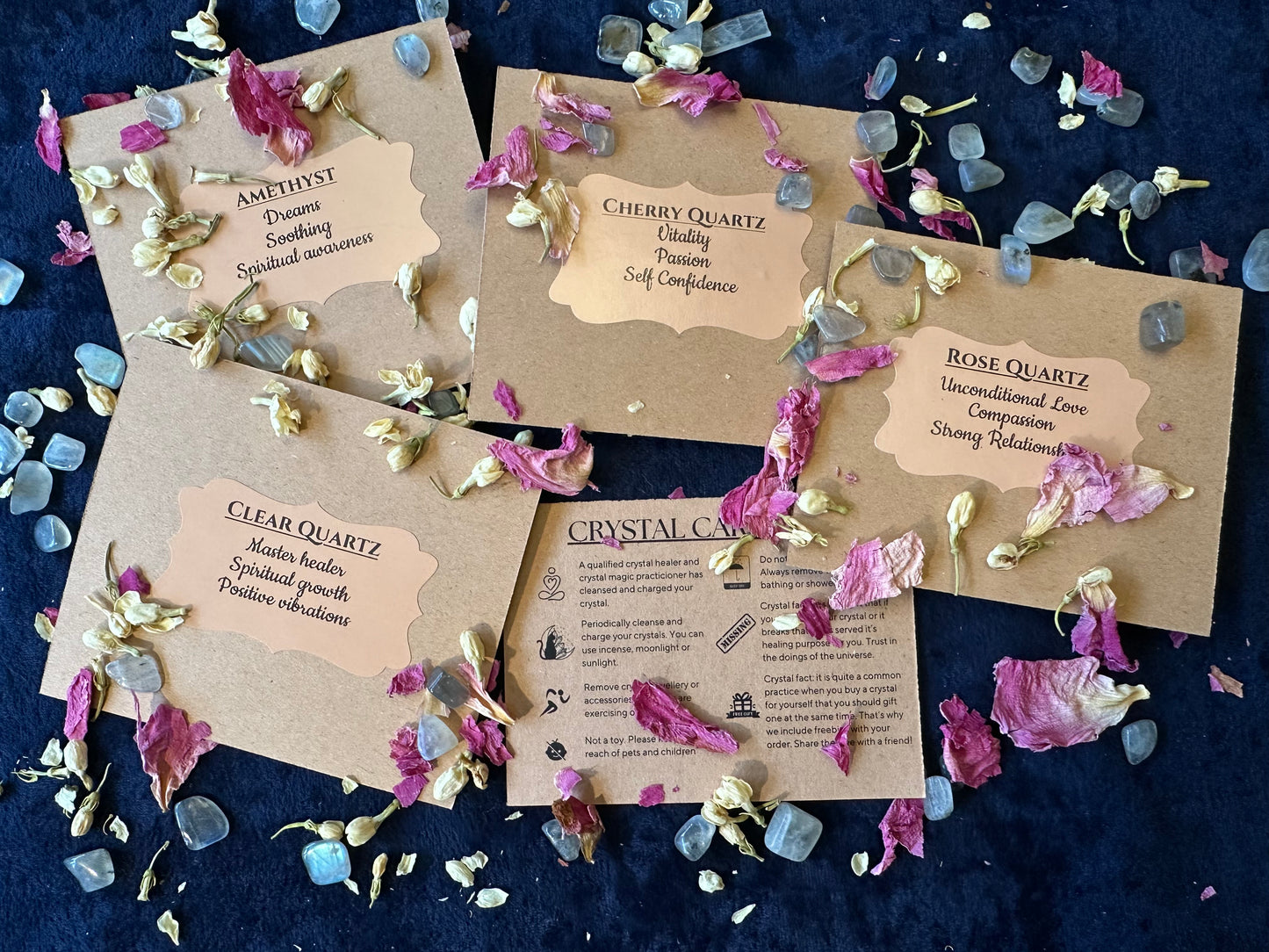 Valentines / Friend / You Rock   Crystal gift card and gift bag  - Polished Heart